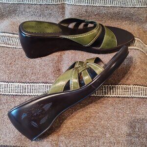 Nine West M Christen Green Leather Shoe Size 12M
